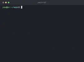 Packrat command-line demo