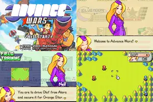 Title screen, Nell's welcome, the Field Training briefing and the first battle map