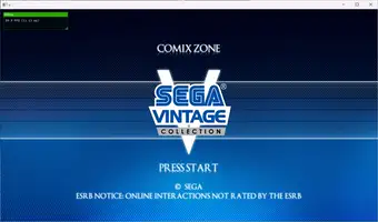Comix Zone Start Screen