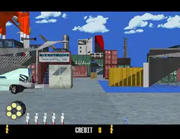 Virtua Cop attract mode