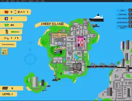 Smooth movement on Sheep Island, then the Cheats menu: +$500